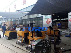 福瑞得微動態(tài)--手扶雙輪壓路機，手推式井蓋切割機，手扶抹光機等包裝發(fā)貨