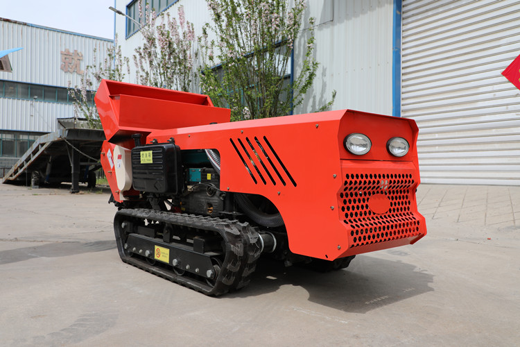 茶園施肥用履帶式田園管理機，遙控作業(yè)超輕松